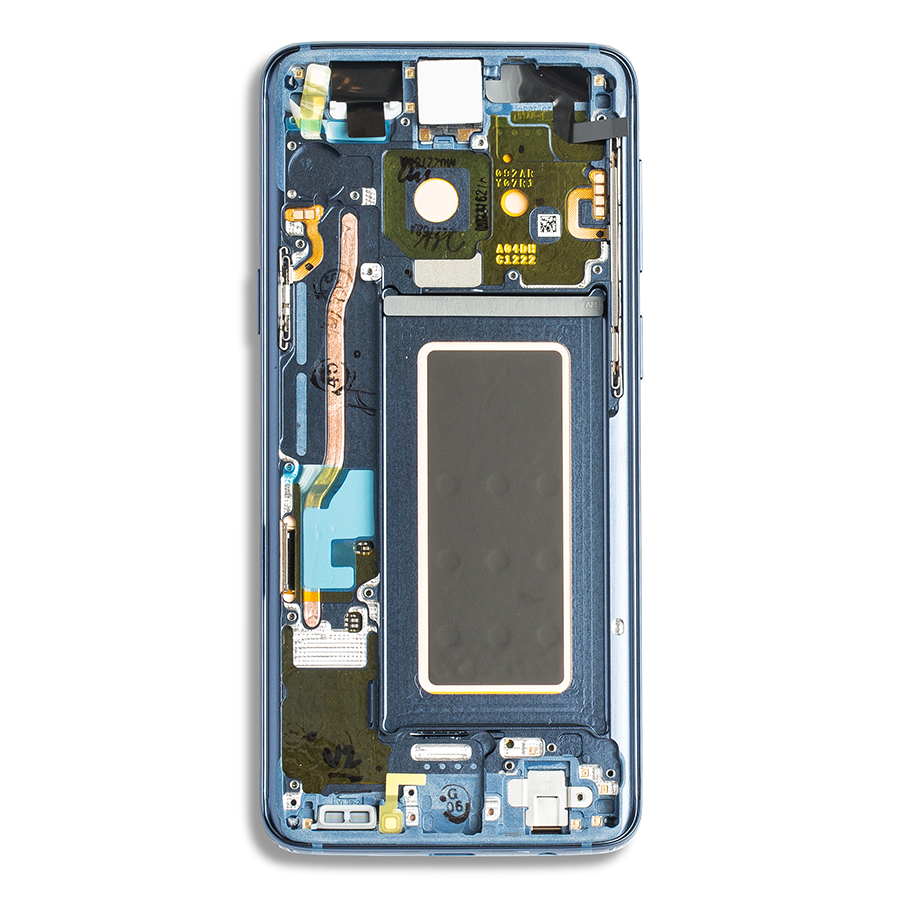 Oled Assembly With Frame Compatible For Samsung Galaxy S9 (Service Pack) (Coral Blue)