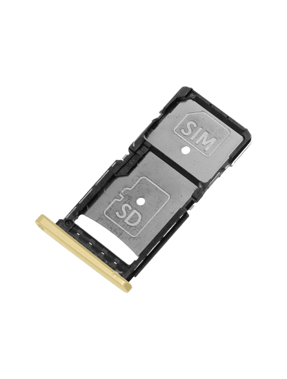 Sim Card Tray Compatible For Motorola Droid Turbo 2 (Xt1585 / Xt1580 / Xt1581 / 2015) (Gold)