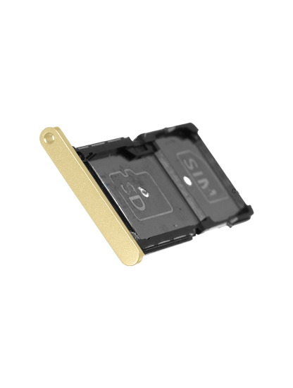 Sim Card Tray Compatible For Motorola Droid Turbo 2 (Xt1585 / Xt1580 / Xt1581 / 2015) (Gold)