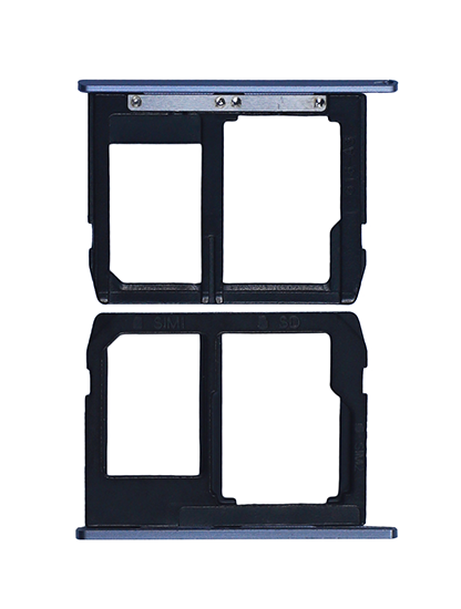 Sim Card Tray Compatible For Motorola Moto G5S Plus (Xt1806 / 2017) (Silver) (Dual Card Version)
