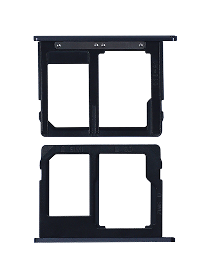 Sim Card Tray Compatible For Motorola Moto G5S Plus (Xt1806 / 2017) (Gray) (Dual Card Version)