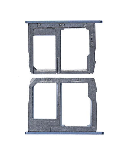Sim Card Tray Compatible For Motorola Moto G5S Plus (Xt1806 / 2017) (Blue) (Single Card Version)