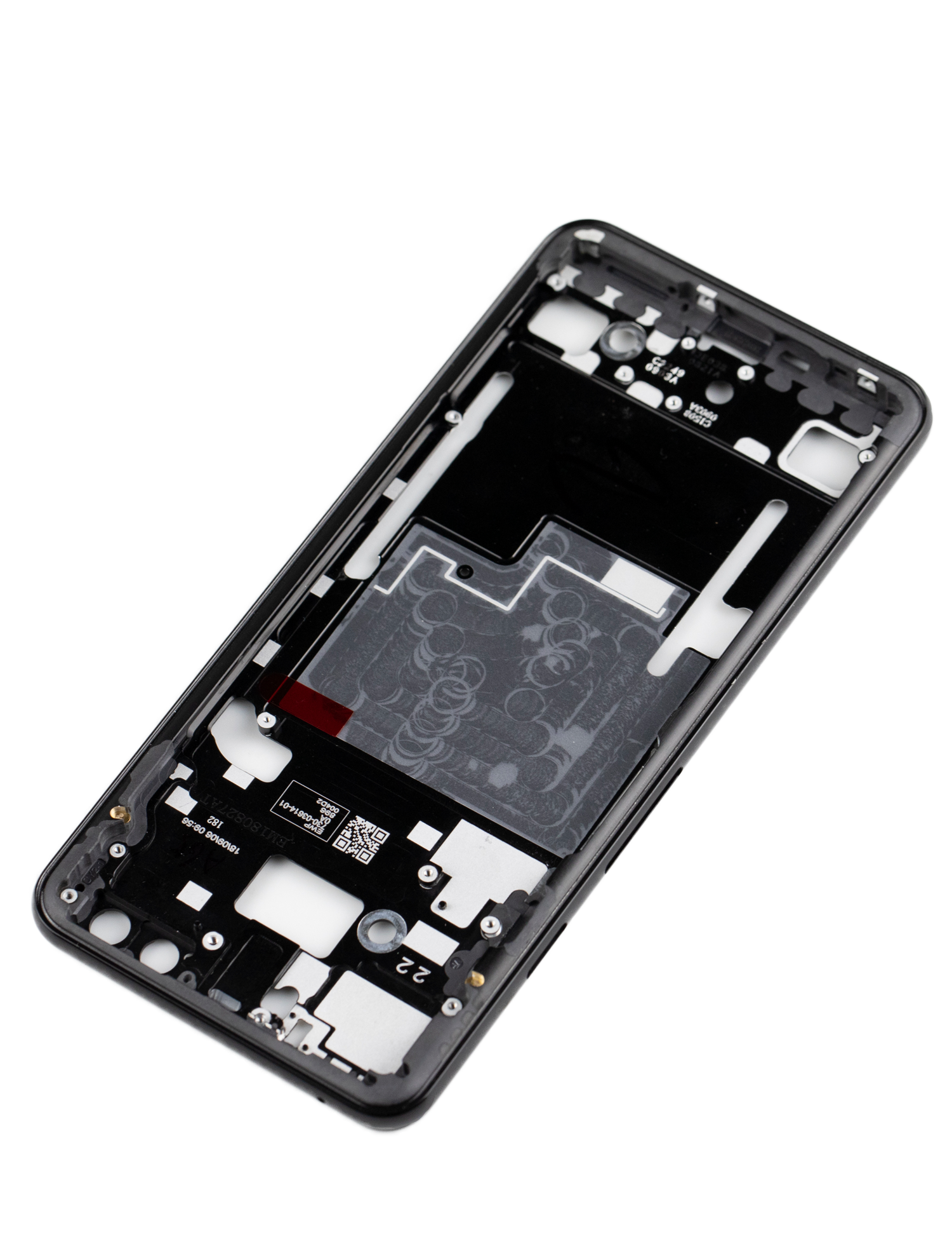 Mid-Frame Housing Compatible For Google Pixel 3 (Black)