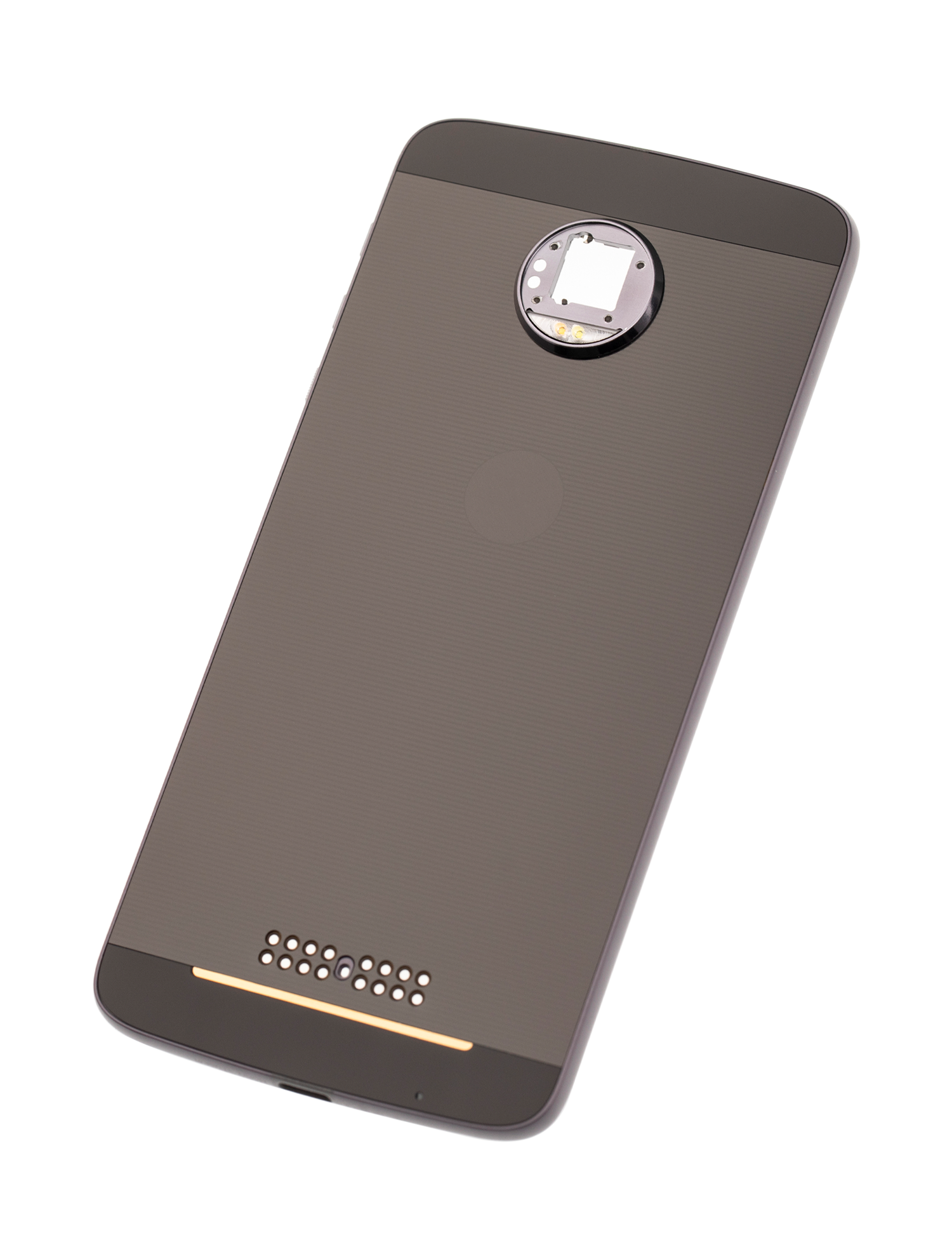 Back Housing Compatible For Motorola Moto Z Droid (Xt1650-01 / 2016) (Official - Not Aftermarket) (Black / Gray)
