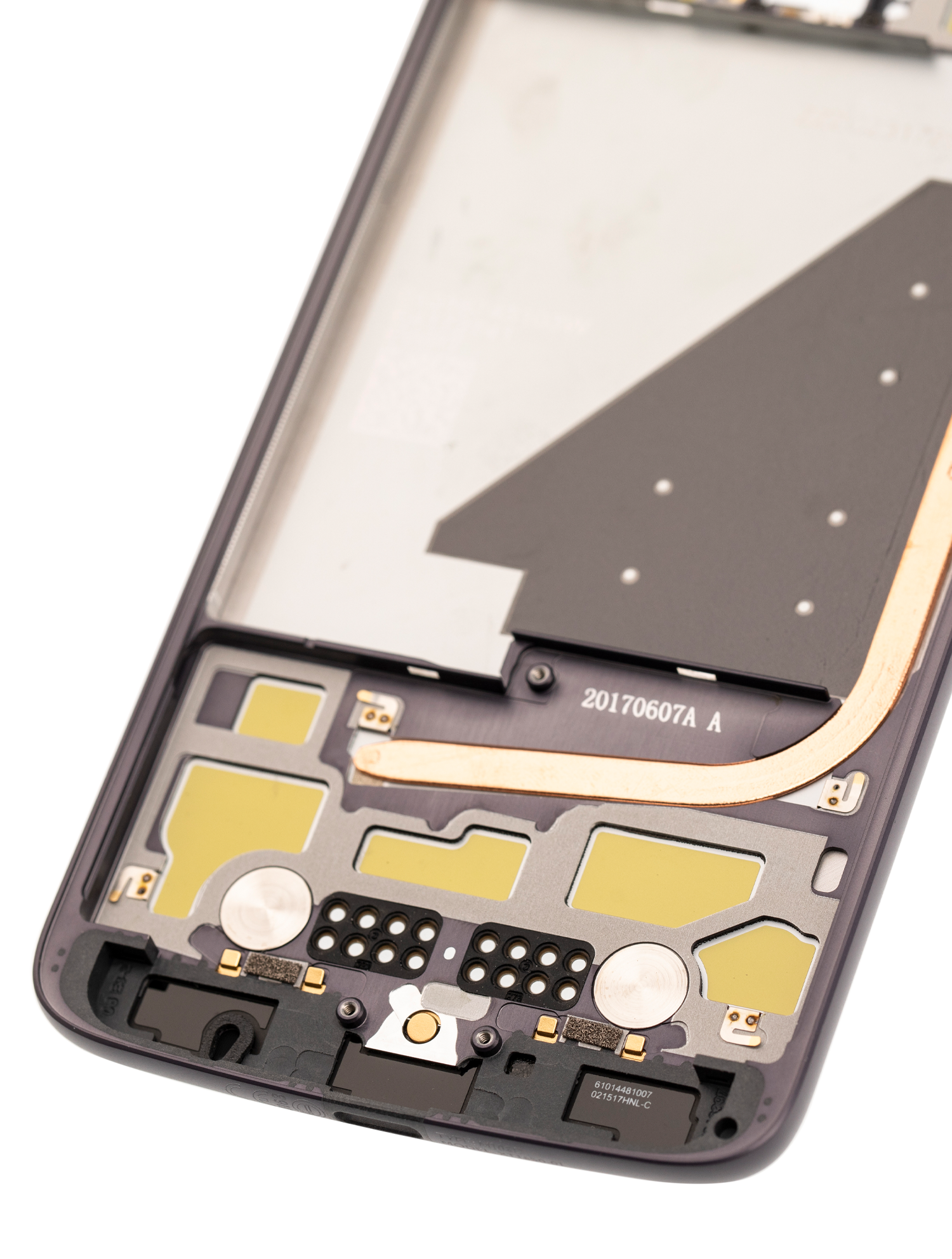 Back Housing Compatible For Motorola Moto Z Droid (Xt1650-01 / 2016) (Official - Not Aftermarket) (Black / Gray)