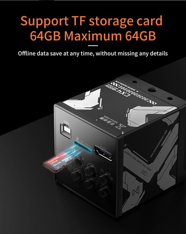 Cx4 Cmos Industrial Microscope Camera (Compatible With All C Connector Cameras) (Qianli)