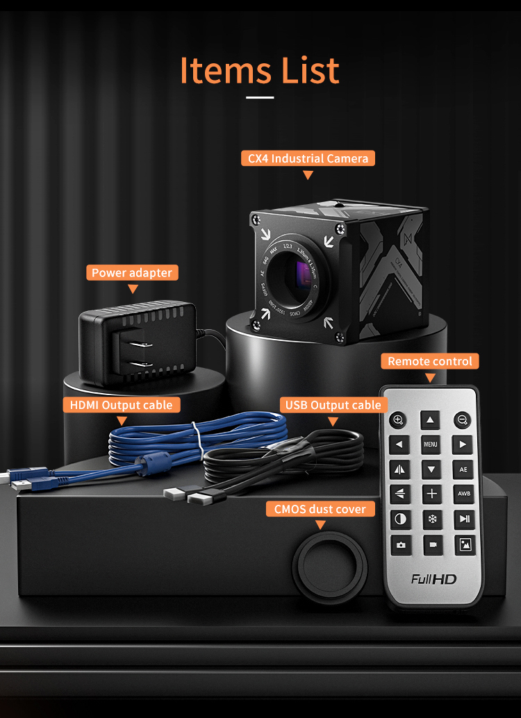 Cx4 Cmos Industrial Microscope Camera (Compatible With All C Connector Cameras) (Qianli)