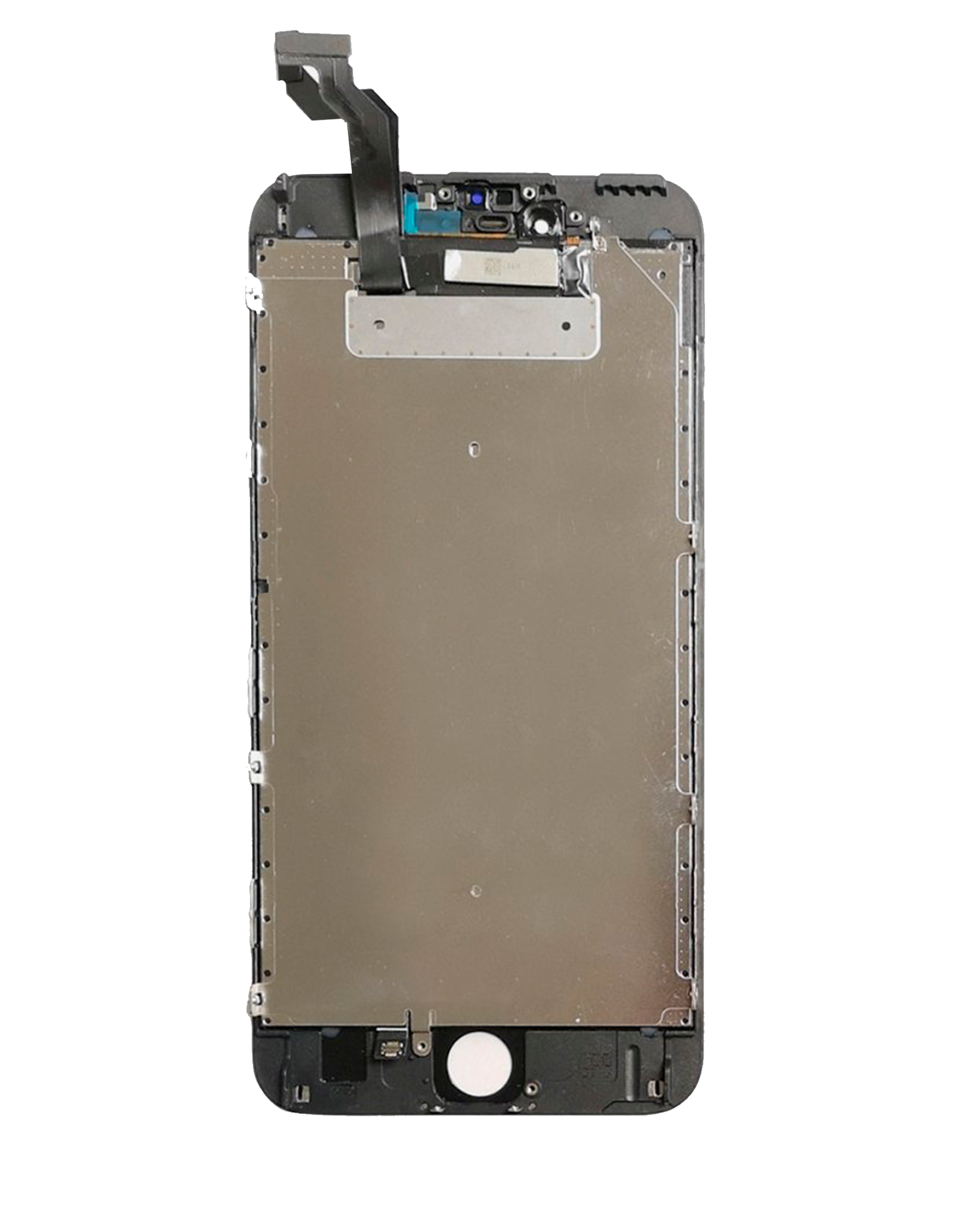 Lcd Assembly With Steel Plate Compatible For Iphone 6S Plus (Aftermarket Pro: Xo7 Incell) (Black)