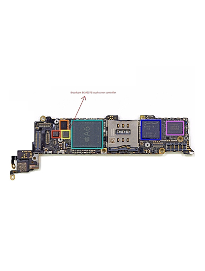 Cumulus - Touchscreen Controller Ic For Iphone 5/6 Plus & Ipad Air/Mini (Bcm5976: 63 Pins)