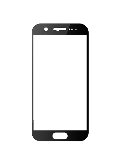 Front Glass Only Compatible For Samsung Galaxy S7 (Black Onyx)