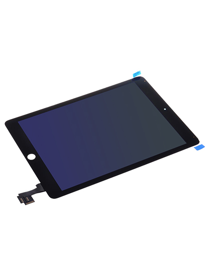 Lcd Assembly With Digitizer Compatible For Ipad Air 2 (Sleep / Wake Sensor Flex Pre-Installed) (Refurbished) (Black)