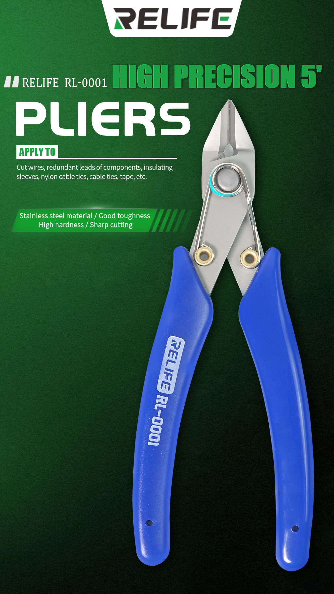 Rl-0001 Precision Pliers Cutter Plier Tools (Relife)