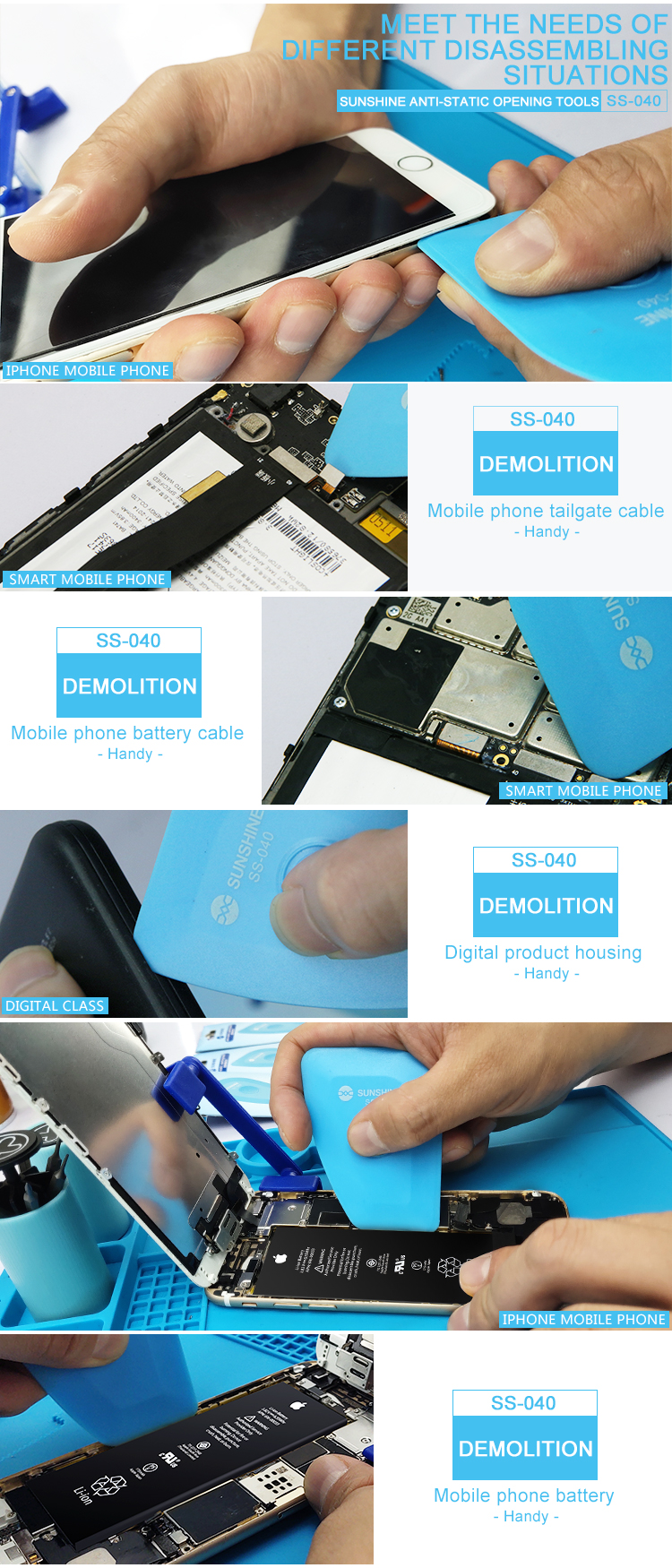 Anti-Static Opening Tool (Ss-040) (Sunshine)