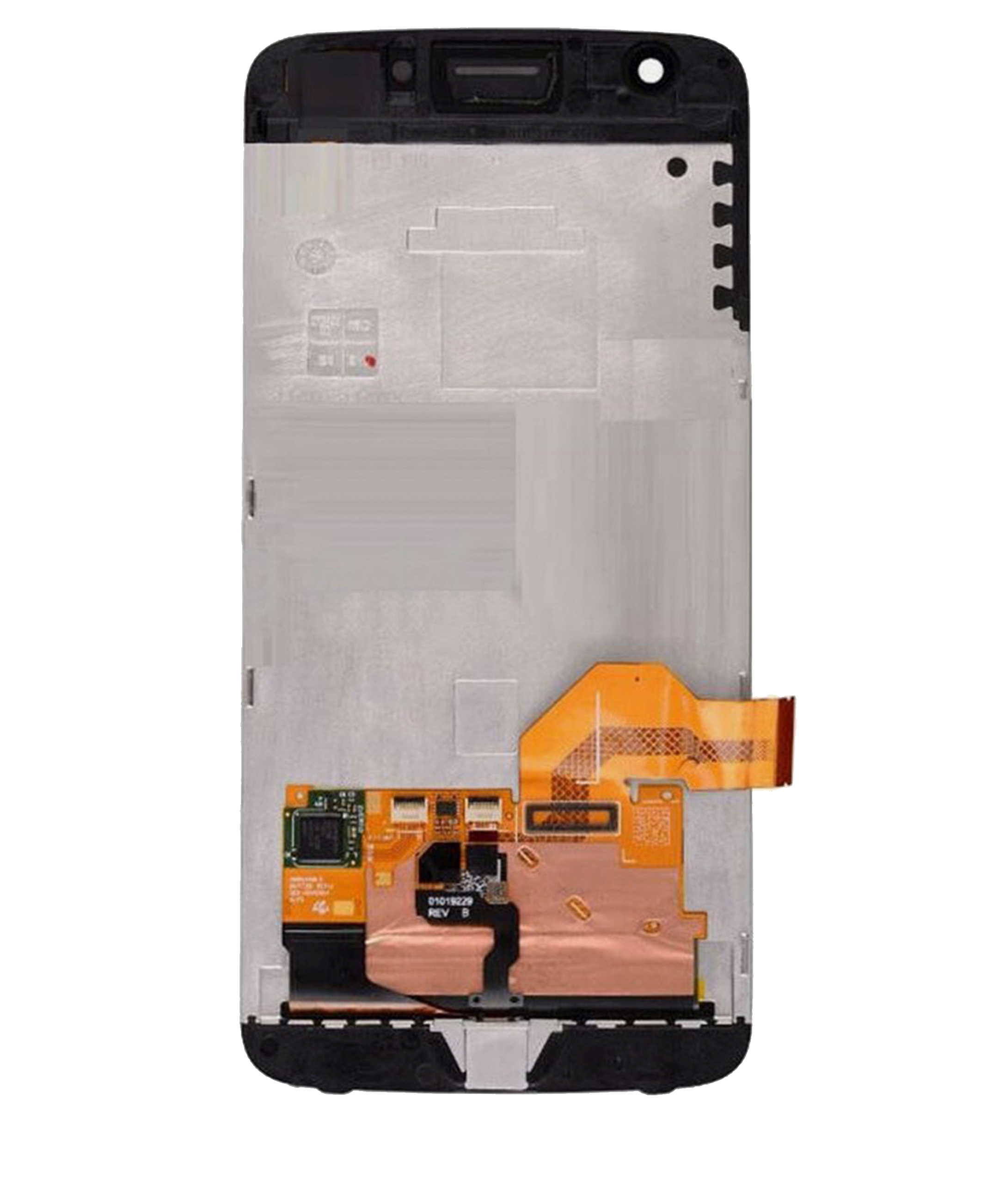 Oled Assembly With Frame And Fingerprint Scanner Compatible For Motorola Moto Z2 Force (Xt1789 / 2017) (Official - Not Aftermarket) (White)
