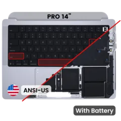 Top Case With Battery (ANSI) For MacBook Pro 14