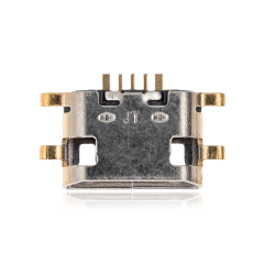 Charging port soldering required - 05 Pin - Micro B - 4 Anchor Points (C077)