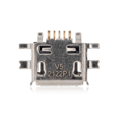 Charging port soldering required - 05 Pin - Micro B - 6 Anchor Points (C092)