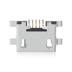 Charging port soldering required - 05 Pin - Micro B - 4 Anchor Points (C186)