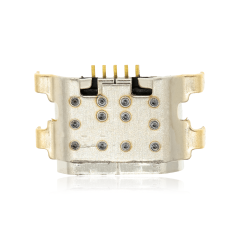 Charging port soldering required - 05 Pin - Micro B - 4 Anchor Points (C362)