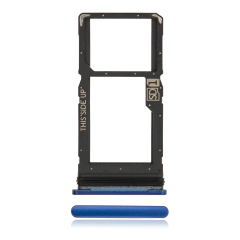 Single Sim Card Tray Compatible For Motorola Moto G 5G Plus (XT2075 / 2020) (Surfing Blue)