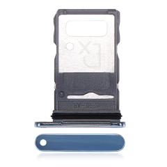 Single Sim Card Tray Compatible For Motorola Edge 20 Pro (XT2153-1 / 2021) (Midnight Blue)