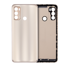 Back cover Glass Compatible For Motorola Moto G40 Fusion (XT2147-1 / 2021) (Frosted Champagne)