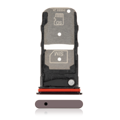 Single Sim Card Tray Compatible For Motorola Edge Plus 5G (XT2061 / 2020) (Smokey Sangria)