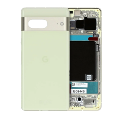 Back Housing Compatible For Google Pixel 7 (Used OEM Pull: Grade A) (Lemongrass)
