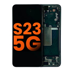 OLED Assembly With Frame Compatible For Samsung Galaxy S23 5G (US Version) (Blemish: Grade B) (Phantom Black)