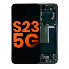 OLED Assembly With Frame Compatible For Samsung Galaxy S23 5G (US Version) (Blemish: Grade A) (Phantom Black)