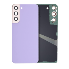 Back Cover Glass With Camera Lens Compatible For Samsung Galaxy S22 (Service Pack) (Violet)