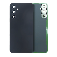 Back Cover Glass With Camera Lens Compatible For Samsung Galaxy A34 5G (Service Pack) (Black)