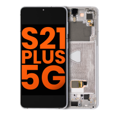 OLED Assembly With Frame Compatible For Samsung Galaxy S21 Plus 5G (Blemish: Grade A) (Phantom Silver)