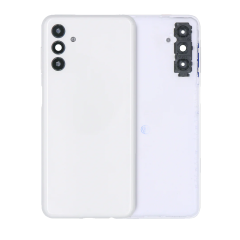 Back Cover Glass With Camera Lens Compatible For Samsung Galaxy A04s (Service Pack) (White)