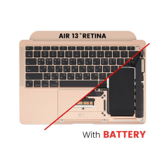 Top Case Assembly With Battery And Keyboard Compatible For MacBook Air 13" Retina (A2337 / Late 2020) (Used OEM Pull: Grade B/C) (US Keyboard) (Rose Gold)