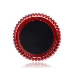 Crown Nut Compatible For Watch Series 6 (40MM / 44MM) (LTE Version) (Black / Red)