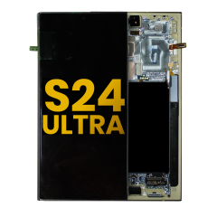 OLED Assembly With Frame For Samsung Galaxy S24 Ultra (Assembled) (Titanium Yellow)