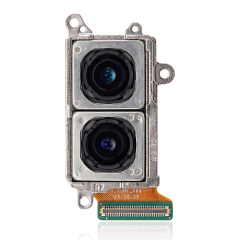 Back Camera (Wide & Telephoto) Compatible For Samsung Galaxy S21 5G (G991U) / S21 Plus 5G (G996U) (US Version) (Used OEM Pull: Grade B)