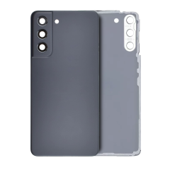 Back Cover Glass With Camera Lens Compatible For Samsung Galaxy S21 FE 5G (Genuine OEM) (Graphite)