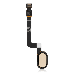 Home Button With Fingerprint Sensor Flex Cable Compatible For Motorola Moto G5S (XT1797 / 2017) (Gold)