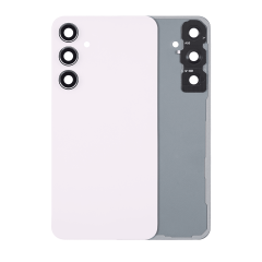 Back Cover Glass With Camera Lens Compatible For Samsung Galaxy A55 5G (A556 / 2024) (No Logo) (Aftermarket Plus) (Lilac)