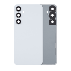 Back Cover Glass With Camera Lens Compatible For Samsung Galaxy A55 5G (A556 / 2024) (No Logo) (Aftermarket Plus) (Iceblue)