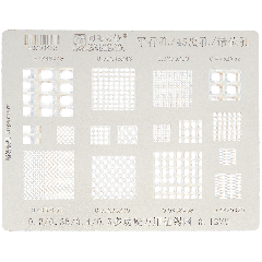 Multi-Function Universal BGA Reballing Stencil 0.3 / 0.35 / 0.4 / 0.5 (0.12MM) (Amaoe)