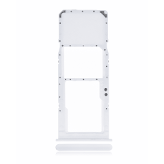 Single Sim Card Tray Compatible For Samsung Galaxy A30S (A307 / 2019) (White)