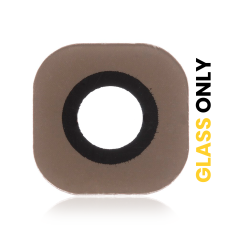 Back Camera Lens (Glass Only) With Adhesive Compatible For Samsung Galaxy S6 / S6 Edge (Gold)