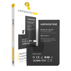 Replacement Battery Compatible For iPhone 15 Pro Max (AmpSentrix Pro)