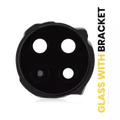 Back Camera Lens With Bracket Compatible For Huawei Mate 30 (Black)