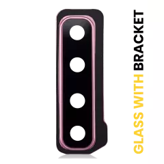 Back Camera Lens With Bracket Compatible For Samsung Galaxy A9 (A920 / 2018) (Bubblegum Pink)