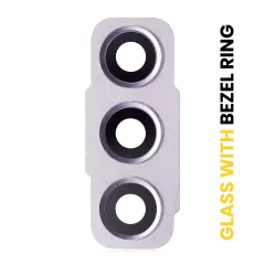 Back Camera Lens With Bezel Ring Compatible For Samsung Galaxy S21 FE 5G (Lavender)