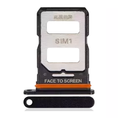 Sim Card Tray Compatible For Xiaomi Redmi Note 12 Turbo / Poco F5 (Black)